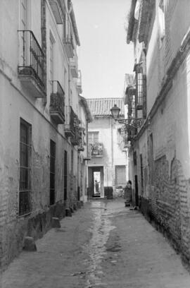 Calle Jiménez, barrio de El Perchel. 1971. Málaga, España.