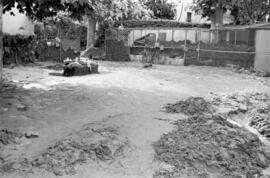 Destrozos en Villa Consuelo, de José Gómez Mercado, por las inundaciones del 29 de octubre de 195...