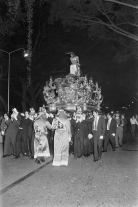 Semana Santa de Málaga. Nuestro Padre Jesús de la Columna. Lunes Santo. Marzo de 1972. España-01