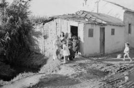 Vivienda cueva. Noviembre de 1954. Málaga, España.