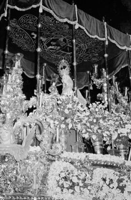 Semana Santa de Málaga. María Santísima del Gran Perdón. Domingo de Ramos. Marzo de 1959. España