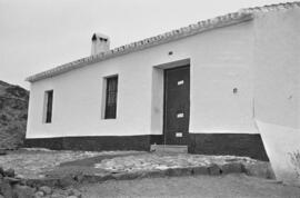 Barrio de El Palo. Casa rural precintada. Reportaje para la revista El Caso. Diciembre de 1954. M...