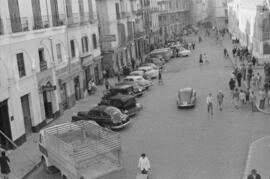 Calle Atarazanas. Octubre de 1958. Málaga. España.