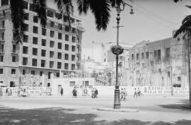 Plaza de la Marina. 1954, julio. Málaga. España.