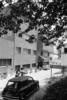 Facultad de Medicina de la Universidad de Málaga en el Hospital Civil. Junio de 1978. Málaga (Esp...