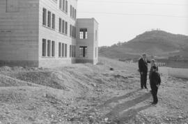 Obras en El Ejido. Escuela Normal de Magisterio. Octubre de 1958. Málaga. España.