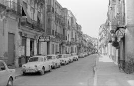 Calle Ancha del Carmen, barrio de El Perchel. 1971. Málaga, España.