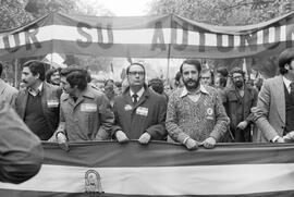Manifestación por la autonomía de Andalucía. 1977-12-04. Málaga, España. 1.3. Manifestación.