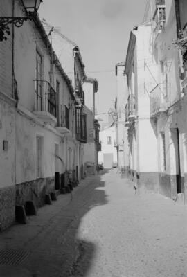 Calle Segura, barrio de El Perchel. 1974, febrero. Málaga, España.