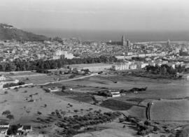 Málaga desde las estribaciones del Cerro Coronado. España