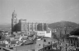Construcción del Palacio de Diputación. 1954, noviembre. Málaga. España.