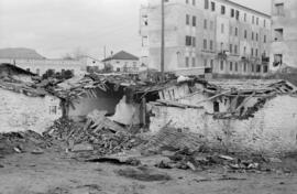 Viviendas. Arroyo del Cuarto. 1958-12. Inundaciones del 4 de diciembre de 1958. Málaga, España.