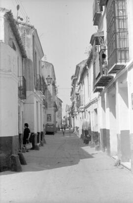 Calle Calvo, barrio de El Perchel. 1971. Málaga, España.