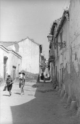Calle Almansa, barrio de El Perchel. 1971. Málaga, España.