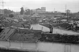 Viviendas. Arroyo de El Cuarto tras las inundaciones de 4 de diciembre de 1958. Diciembre de 1958...