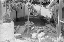 Destrozos en Villa Consuelo, de José Gómez Mercado, por las inundaciones del 29 de octubre de 195...