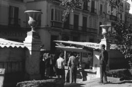 Plaza de la Merced. 1966, octubre. Málaga, España.