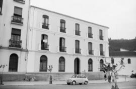 Compás de la Victoria esquina con calle Ferrándiz. Febrero de 1963. Málaga, España