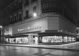 Almacenes Gomez Raggio. Calle Larios. Diciembre de 1969. Málaga, España.