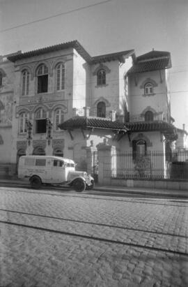 Sanatorio 18 de julio. Vistas exteriores. Años 40. Málaga, España. 02.