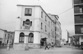 Compás de la Victoria esquina con calle Amarga. Febrero de 1963. Málaga, España