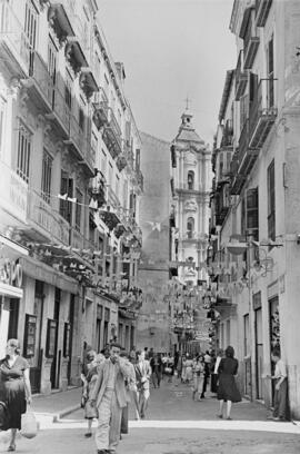 Calle San Juan. Junio de 1954. Málaga. España.