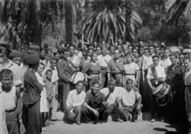 Milicianos en el Parque de Málaga. 1936. España.
