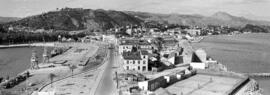 Vista desde la Farola. Abril de 1959. Málaga, España