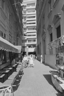 Calle Ancla. Octubre de 1968. Málaga. España.
