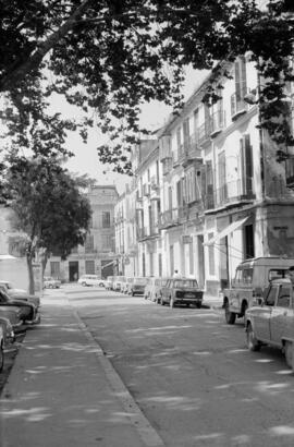 Pasillo de Santo Domingo, barrio de El Perchel. 1971. Málaga, España.