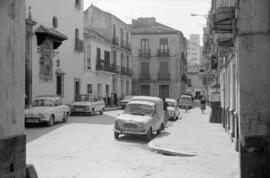 Plaza San Pedro, barrio de El Perchel. 1971. Málaga, España.