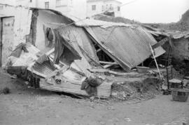 Viviendas. Arroyo El Cuarto tras las inundaciones de de 29 de octubre. Noviembre de 1955. Málaga,...