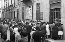 Calle Liborio García. Cine Alkázar. Noviembre de 1959. Málaga, España-01