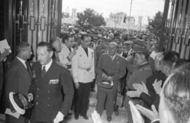 Visita oficial de Franco a Málaga. 27 y 28 de abril de 1961. Plaza de la Marina. Málaga, España