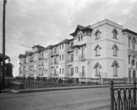 Hotel Caleta una vez reconvertido en el Sanatorio 18 de julio. Hacia 1943. Málaga, España-05