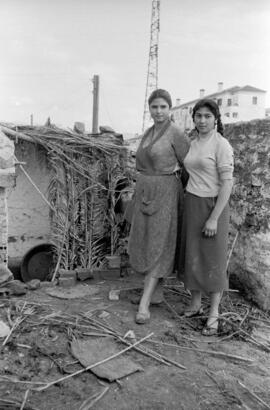 Viviendas. Arroyo El Cuarto tras las inundaciones de de 29 de octubre. Noviembre de 1955. Málaga,...