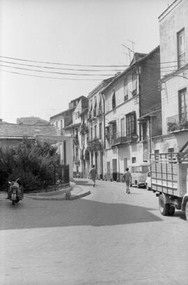 Calle Santa Rosa, barrio de El Perchel. 1971. Málaga, España.