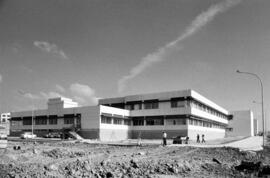 Facultad de Medicina de la Universidad de Málaga en el Campus de Teatinos. Noviembre de 1978. Mál...