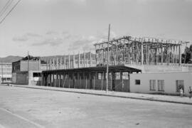 Avenida Doctor Marañón. Ampliación Escuela de Comercio. Noviembre de 1963. Málaga, España.