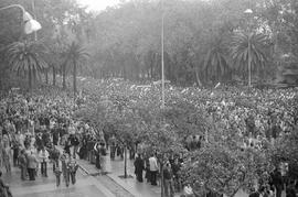 Manifestación por la autonomía de Andalucía. 1977-12-04. Málaga, España. 1.2. Manifestación.