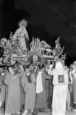 Semana Santa de Málaga. María Santísima de la O. Cofradía de la Columna. Lunes Santo. Marzo de 19...