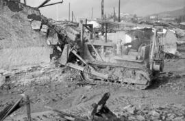 Derribo viviendas. Arroyo de El Cuarto tras las inundaciones de 4 de diciembre de 1958. Diciembre...