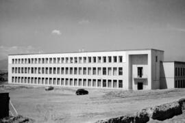 Escuela de Peritos Industriales en El Ejido. Construcción. Mayo de 1959. Málaga (España)