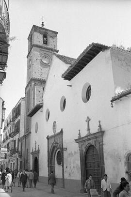 Iglesia de Santiago. Mayo de 1970. Málaga (España)