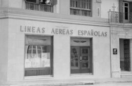 Iberia. Lineas aéreas españolas. Abril de 1954. Málaga. España.