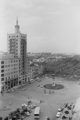 Edificio de La Equitativa. Alameda Principal. Glorieta del Marqués de Larios. Septiembre de 1963....