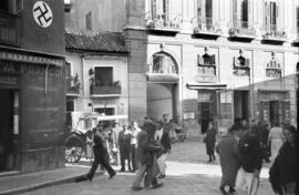Puerta Nueva. Calle Compañía. Hacia 1938. Málaga, España.
