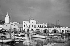 Club de Botes. Club Mediterráneo. Enero de 1959. Málaga, España