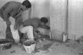 Obras en el hotel Caleta Palace para adaptarlo a hospital. Hacia 1942. Málaga, España-03