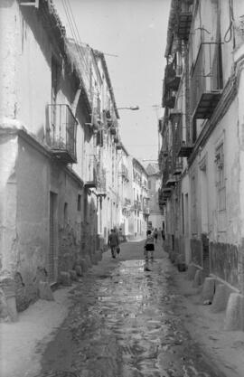 Calle San Jacinto, Barrio de El Perchel. 1971. Málaga, España.
